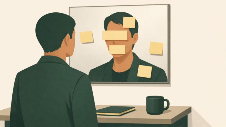 Илюстрация за това как неизказаните лични граници постепенно могат да отслабят самоуважението
